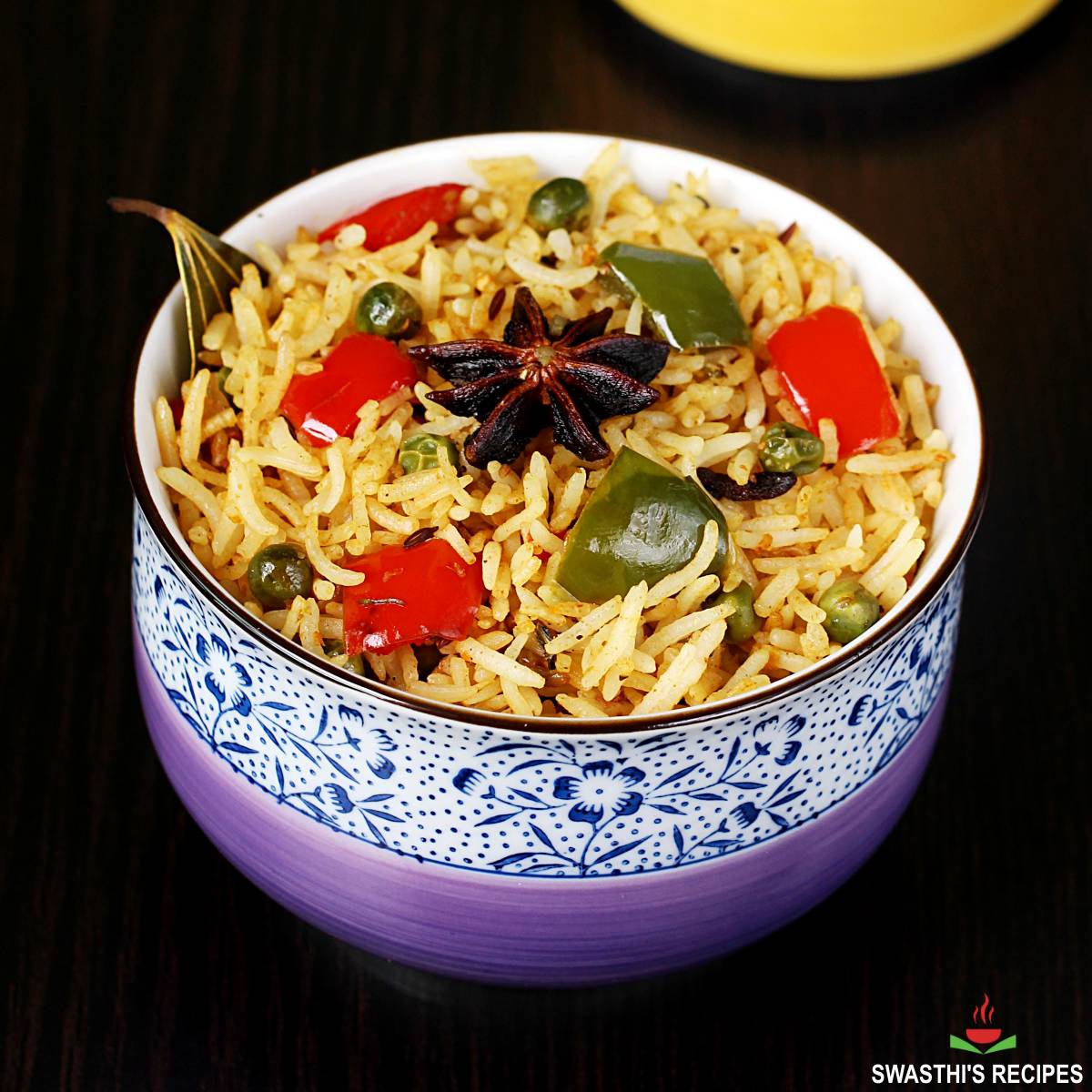 Capsi Rice Capsicum Rice Recipe | Bell Pepper Rice - Swasthi's Recipes
