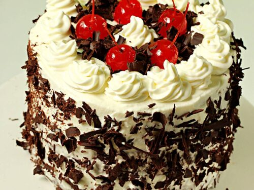 eggless black forest cake