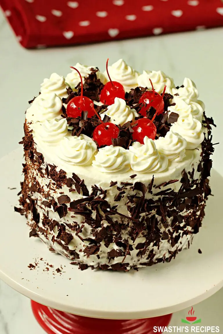 Eggless Black Forest Cake Recipe