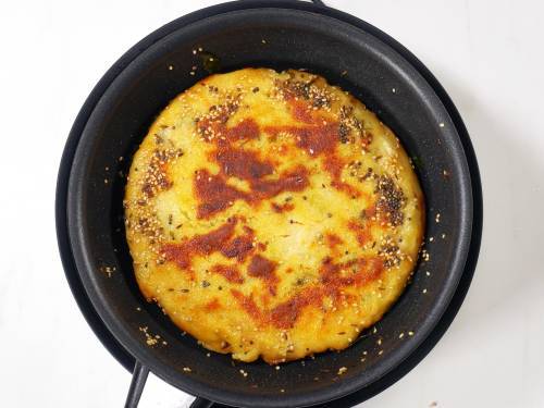 Handvo Recipe   Baked   Stovetop   Swasthi s Recipes - 5