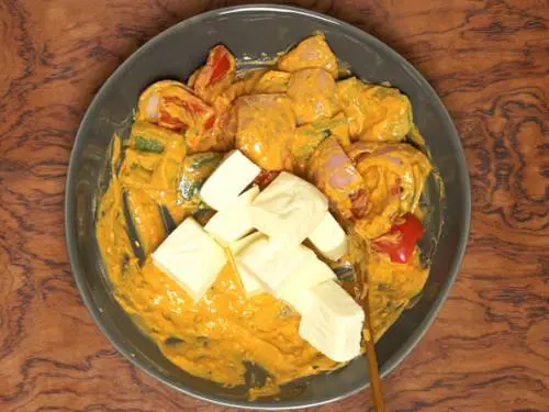 paneer in marinade