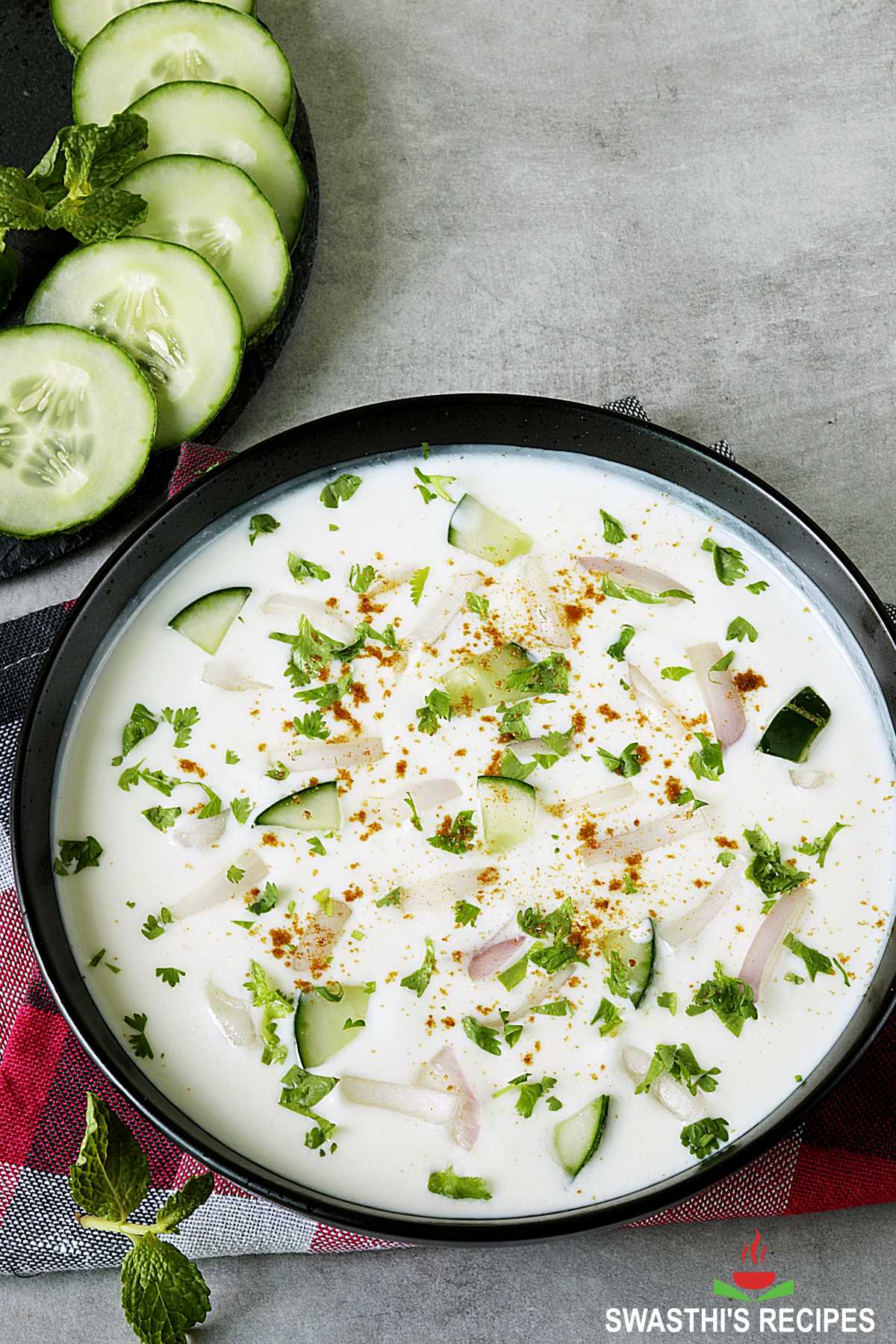 Mint and Coriander Raita