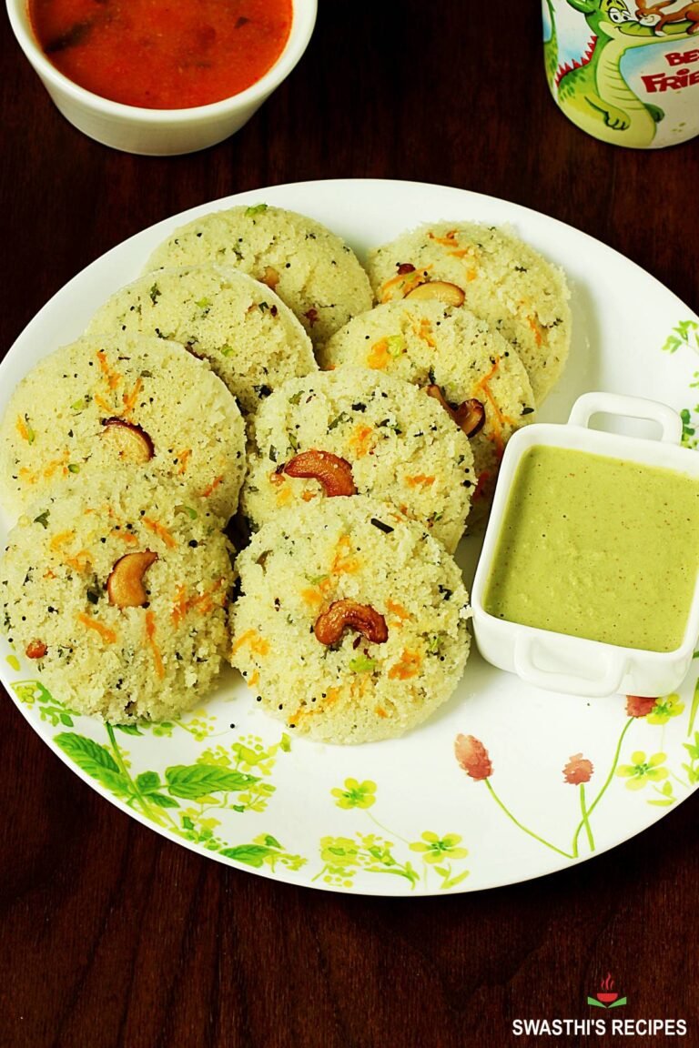 Rava Idli Recipe | Instant Idli with Suji