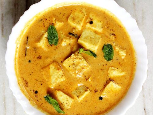 Palak Paneer Recipe  Indian Spinach Paneer    Swasthi s Recipes - 45