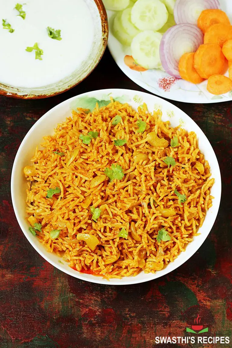 Tomato Rice Recipe (Indian Style)