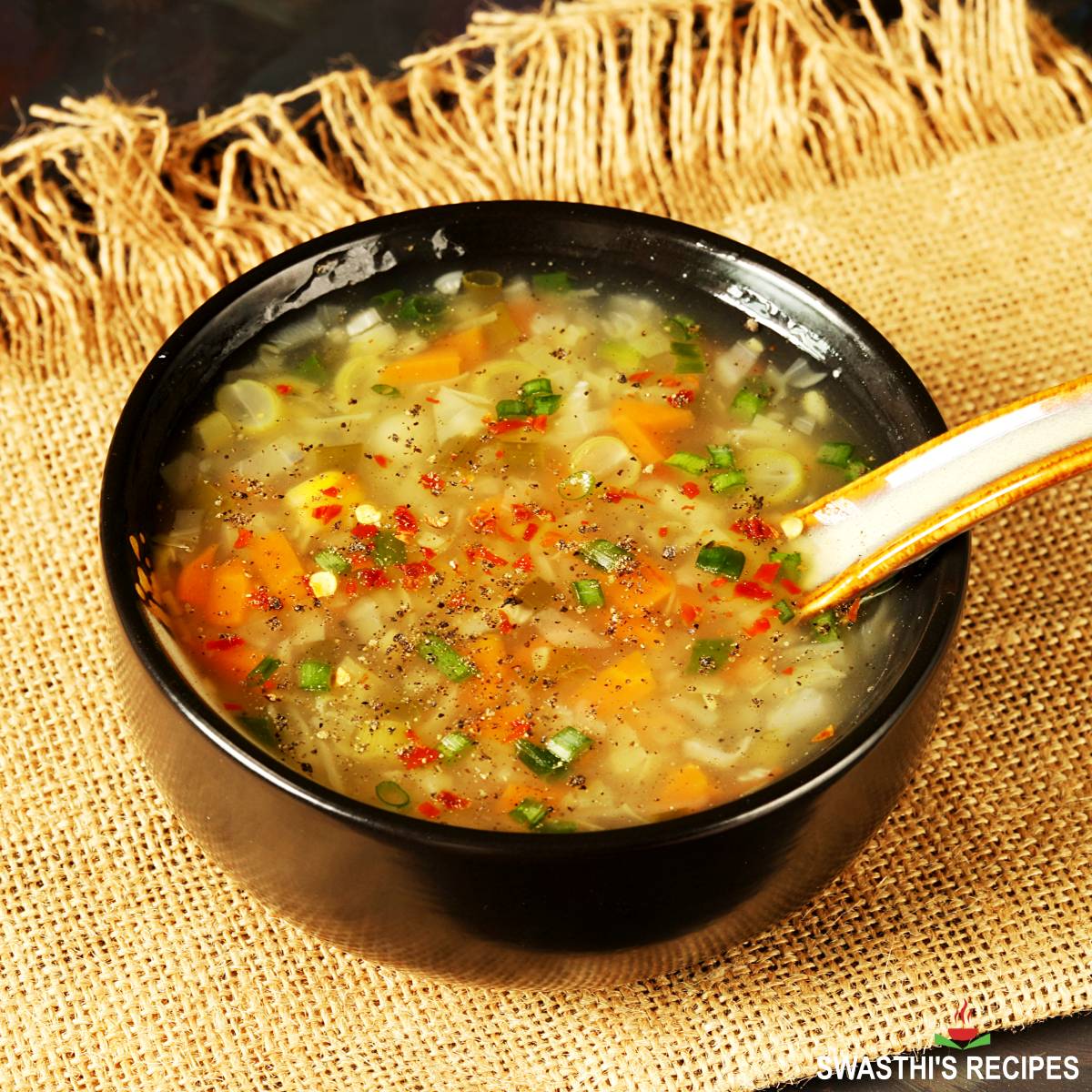Vegetable Soup Recipe - Swasthi's Recipes