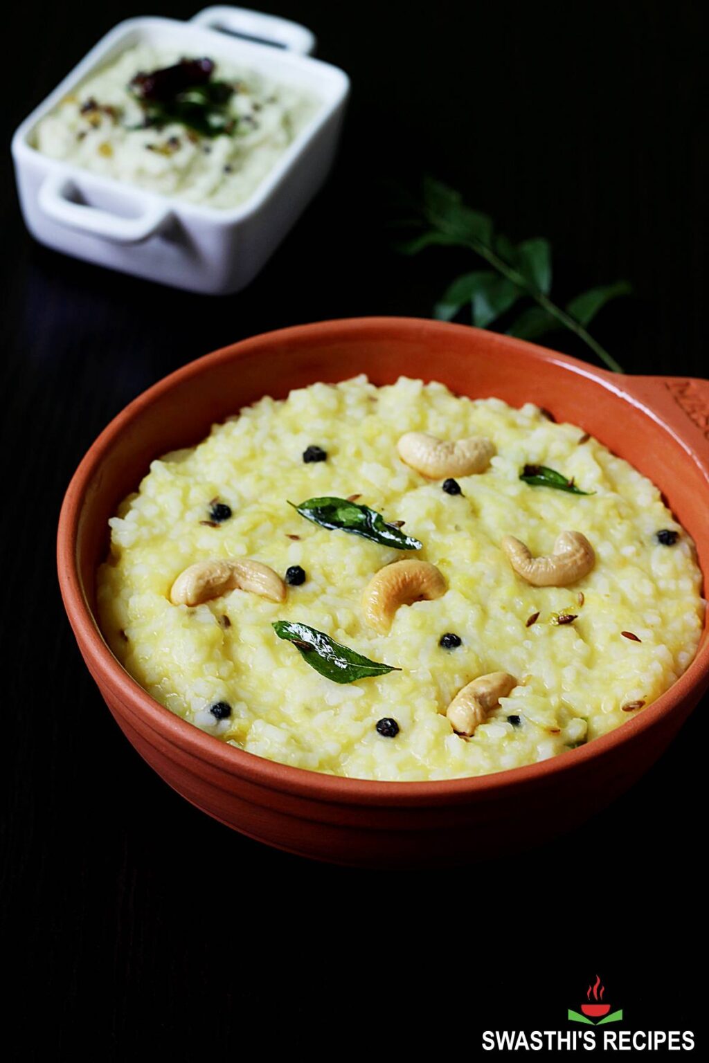 Ven Pongal Recipe (Rice Lentil Dish) - Swasthi's Recipes