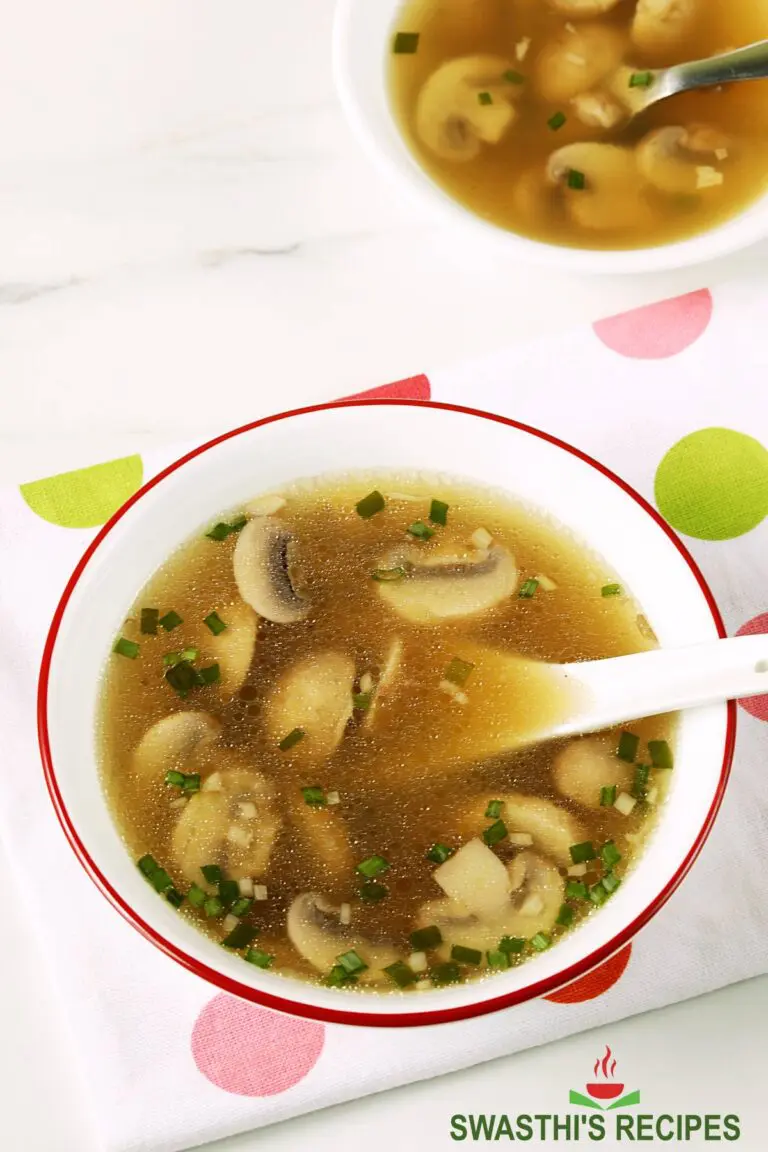 Clear Soup Recipe (Clear Vegetable Soup)