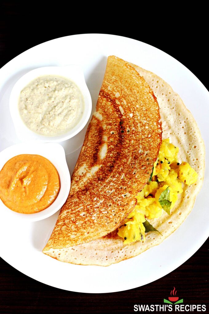 Dosa recipe with homemade dosa batter