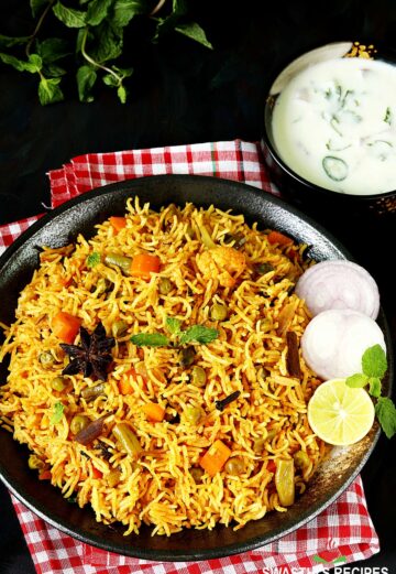 Veg biryani - Vegetable biryani