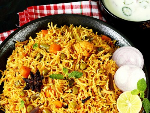 Veg biryani - Vegetable biryani