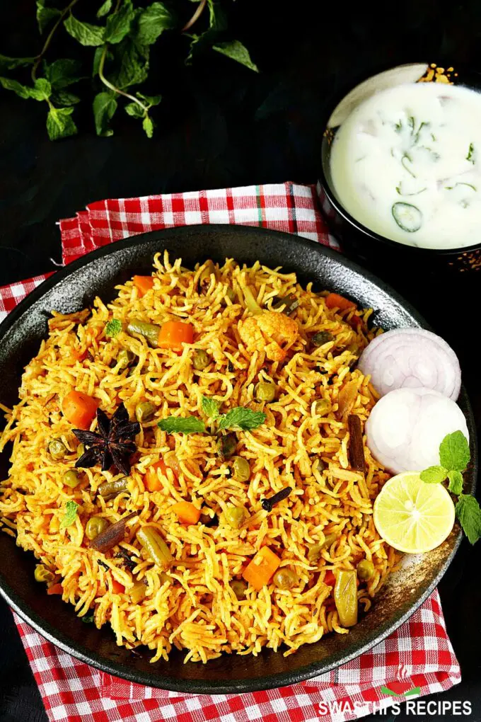 Veg biryani - Vegetable biryani