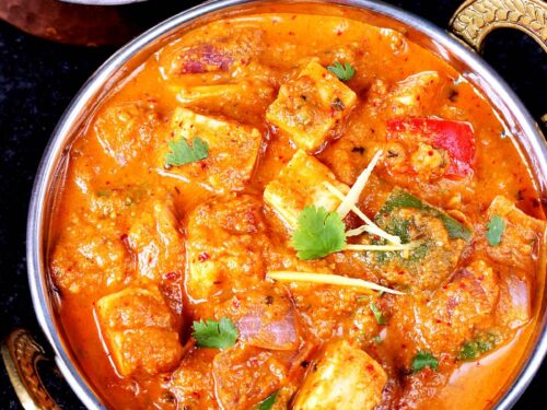 Kadai paneer recipe