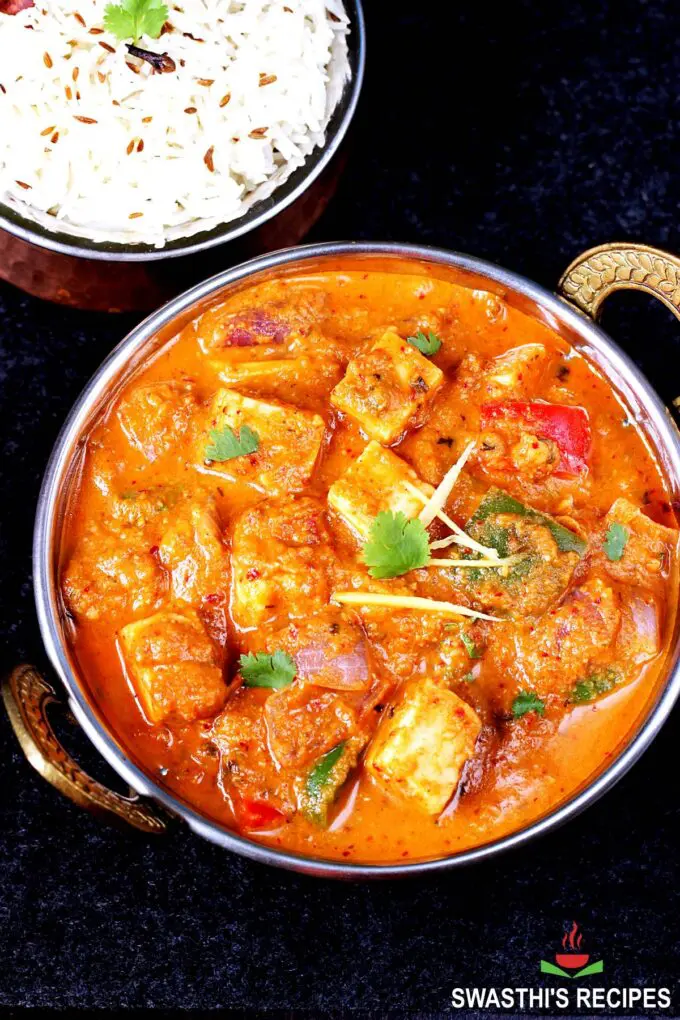 Kadai paneer recipe