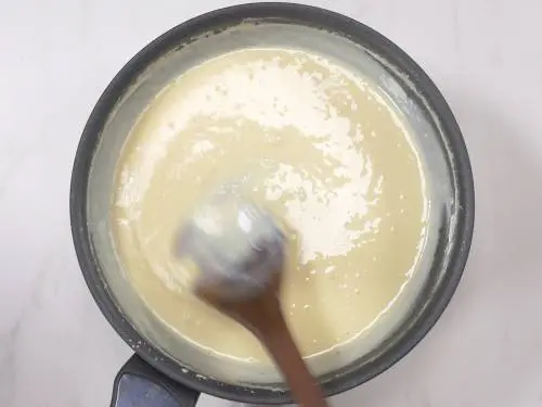 thick milk powder mixture