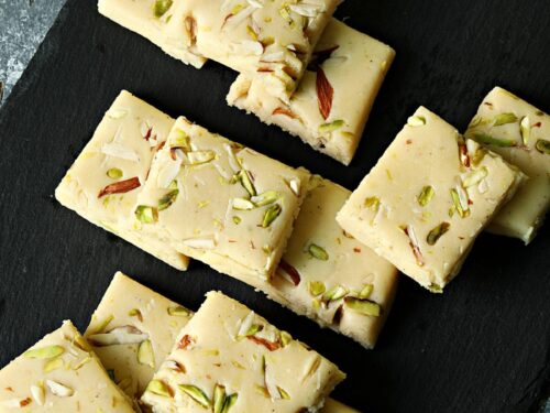 Milk powder burfi
