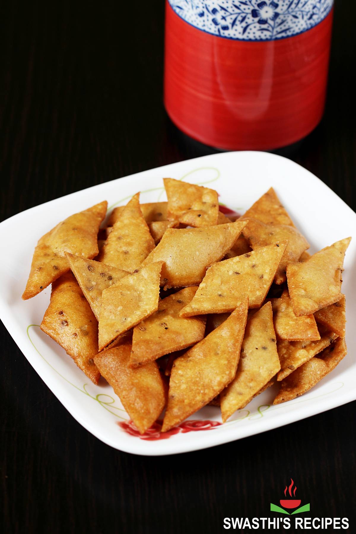 Namak Para Recipe  Namak Pare    Swasthi s Recipes - 78