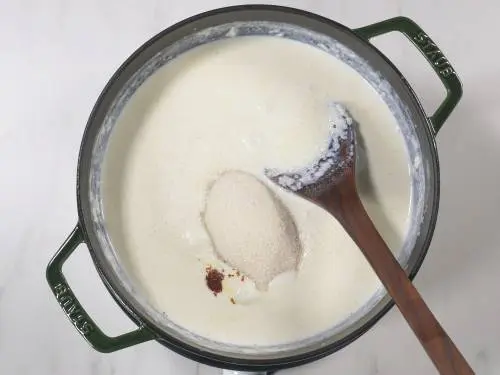 add sugar to make phirni