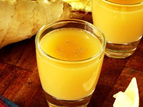 ginger shot recipe with lemon