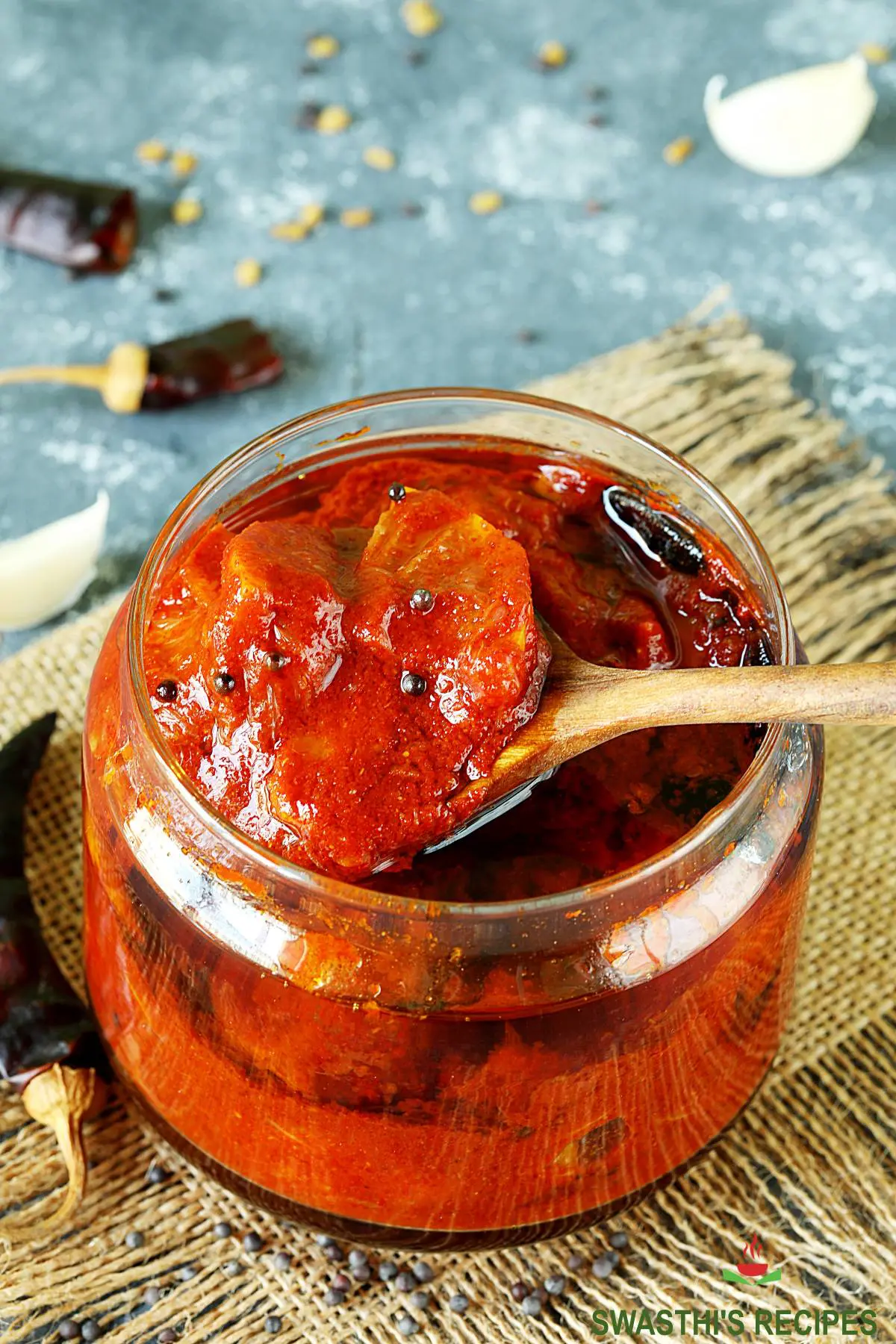 Lemon pickle recipe made with lime and spices