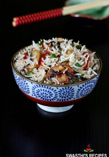 Mushroom fried rice