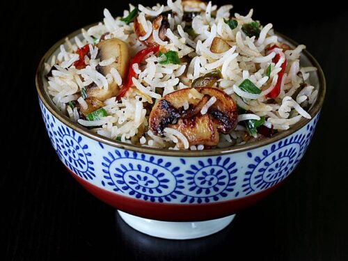 Mushroom fried rice