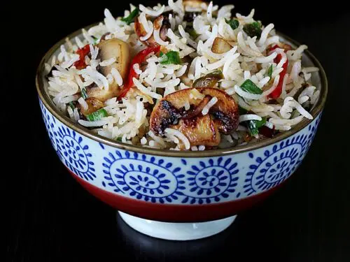 Mushroom fried rice