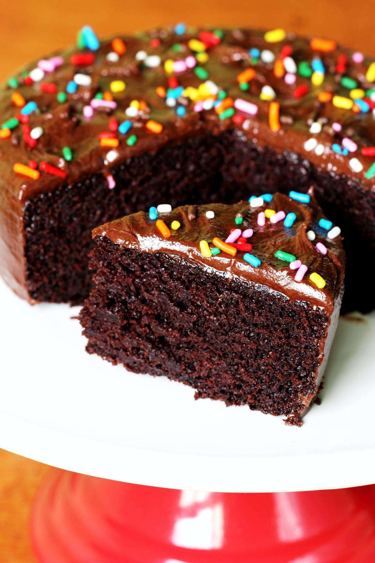 Eggless Chocolate Cake