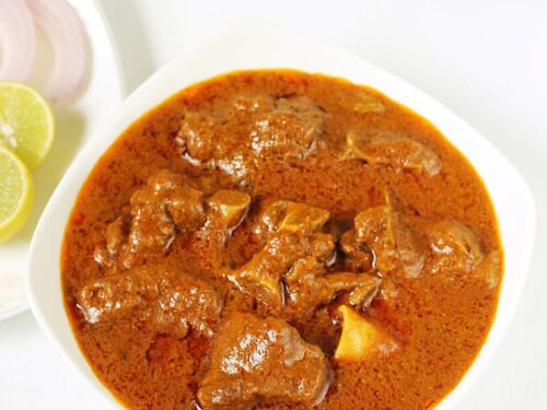 Mutton korma also known as lamb korma