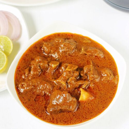 Mutton korma also known as lamb korma