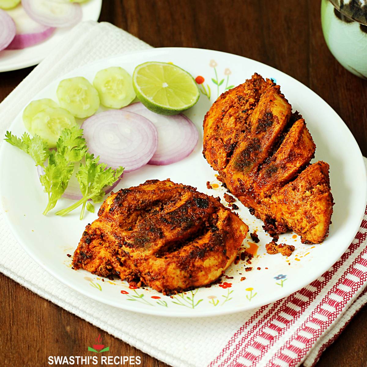 Chicken Tikka Recipe - Swasthi's Recipes