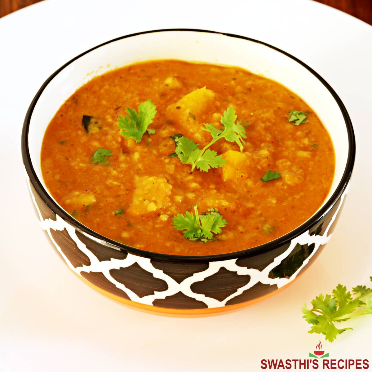 Pumpkin Dal Recipe   Swasthi s Recipes - 60