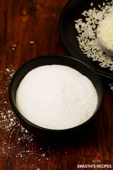How to Make Rice Flour at Home - Swasthi's Recipes
