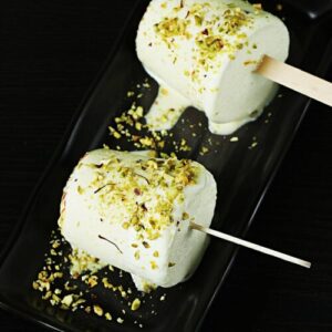 Kulfi made with milk and cream
