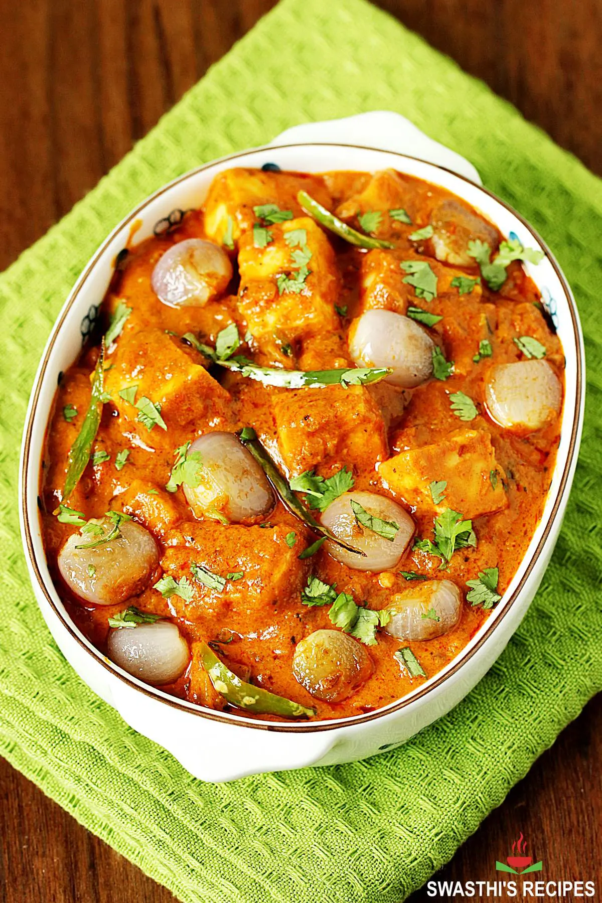 Paneer Do Pyaza Recipe - Swasthi's Recipes