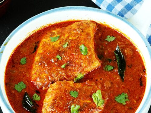 Fish tikka masala  salmon tikka masala    Swasthi s Recipes - 51