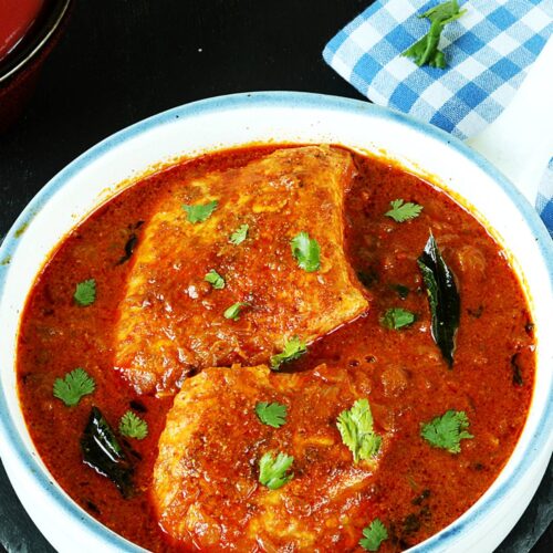 salmon curry recipe made in Indian style