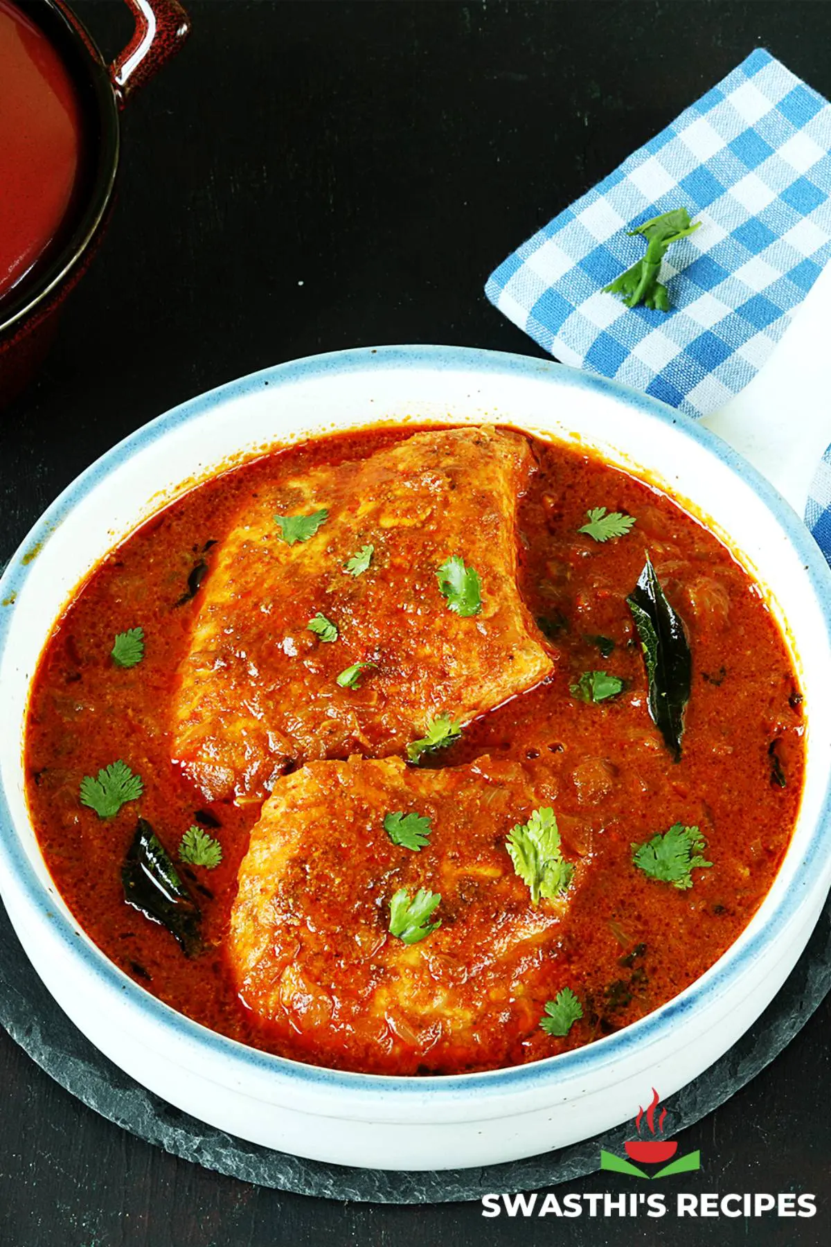 salmon curry recipe made in Indian style