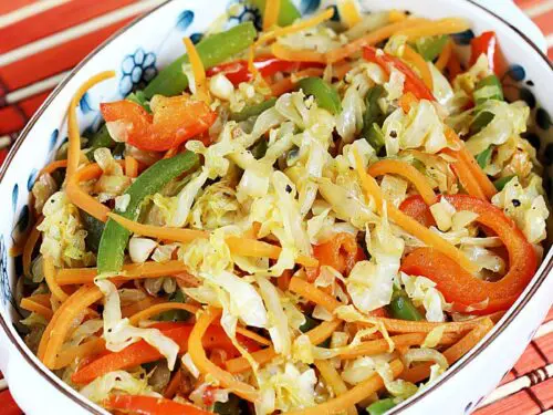 cabbage stir fry