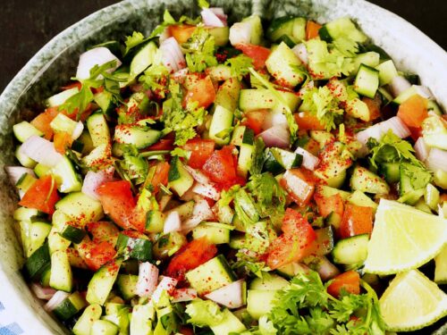 Indian kachumber salad