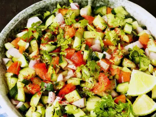 Indian kachumber salad