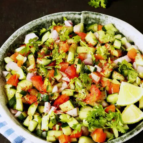 Indian kachumber salad