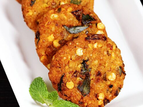 Masala vada is South India's popular Chana dal vada