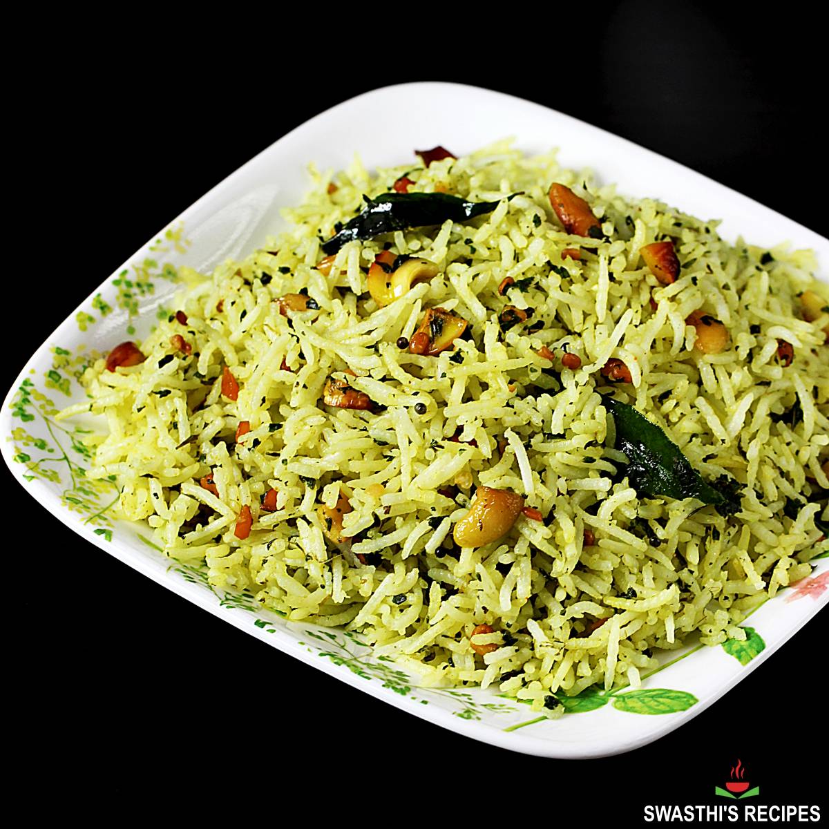 Pudina Rice made in South Indian Style