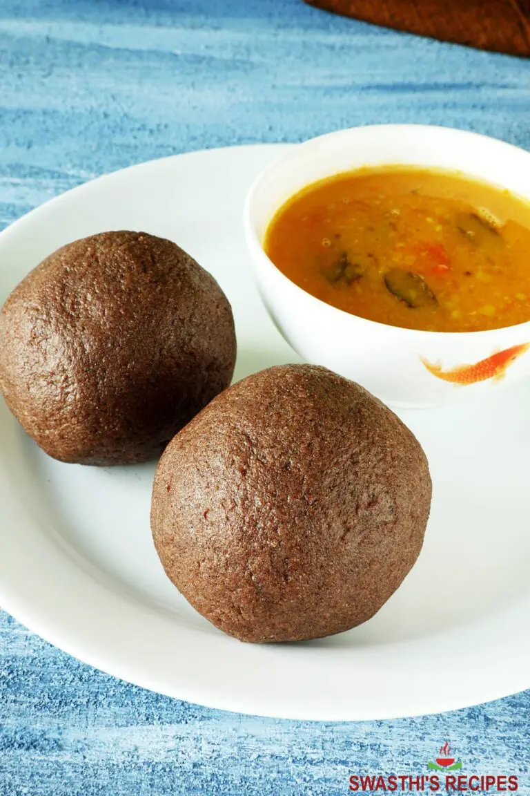 Ragi Mudde Recipe (Finger Millet Balls)