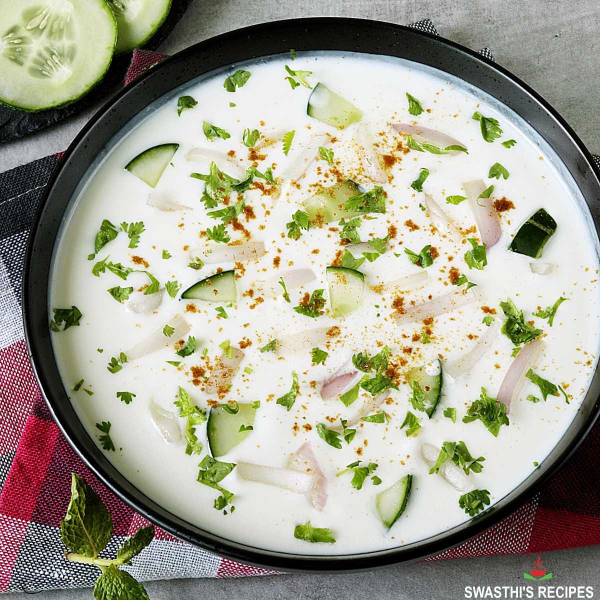 Raita Recipe made with yogurt