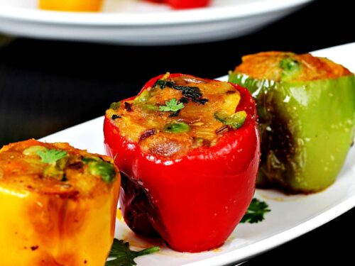 Capsicum Curry Recipe   Capsicum Masala Gravy   Swasthi s Recipes - 85