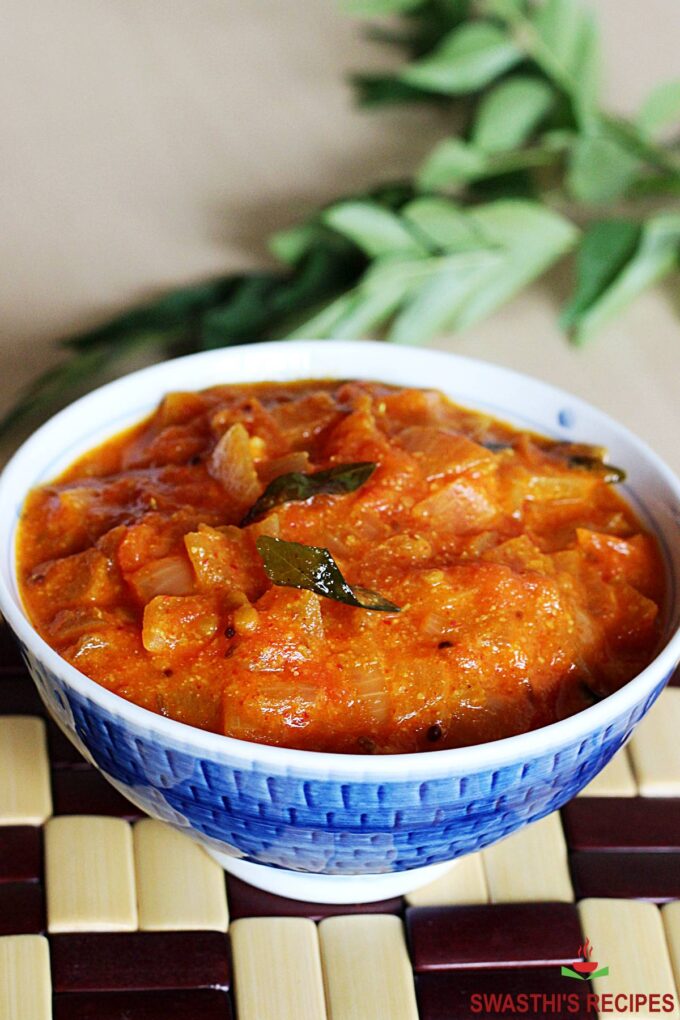 Tomato Curry Recipe Andhra Tomato Kura SHRADHA MAHENDRA