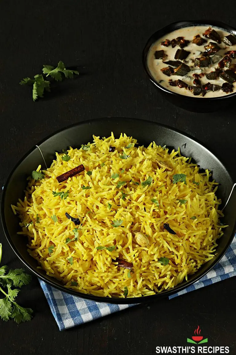 Turmeric Rice Recipe (Indian Yellow Rice)