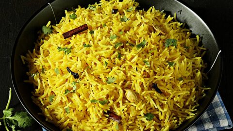 Turmeric Rice {Healthy Yellow Rice} –